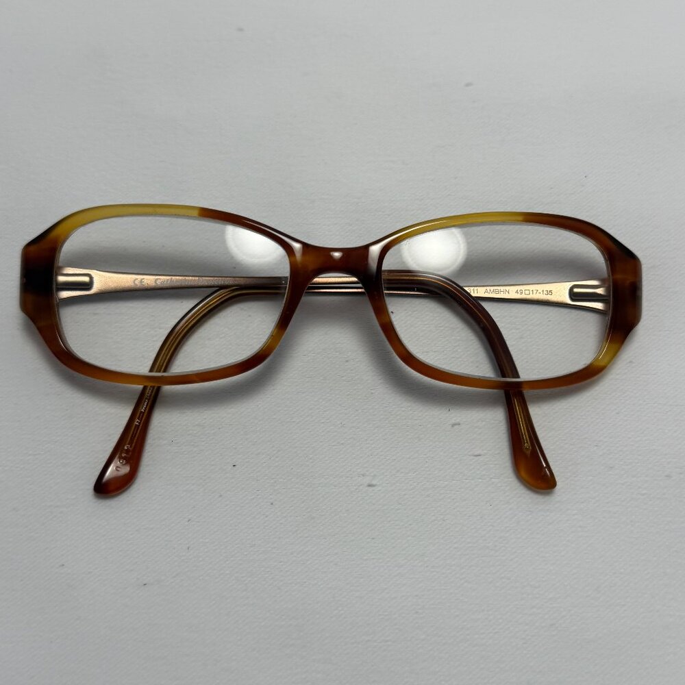 Catherine Deneuve Tortoise Eyeglasses - Frames only